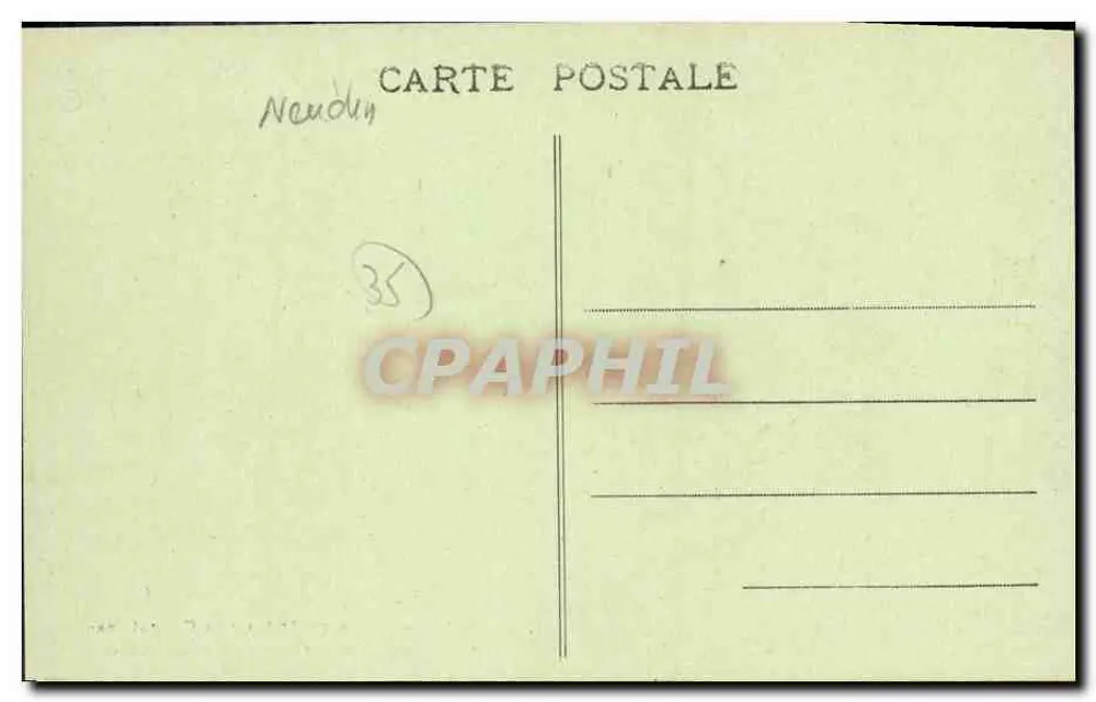 Indústrias de Cancal — A Rede e o Tricô - G. F. — Edição Guérin, St-Malo (I.-et-V.) - Verso