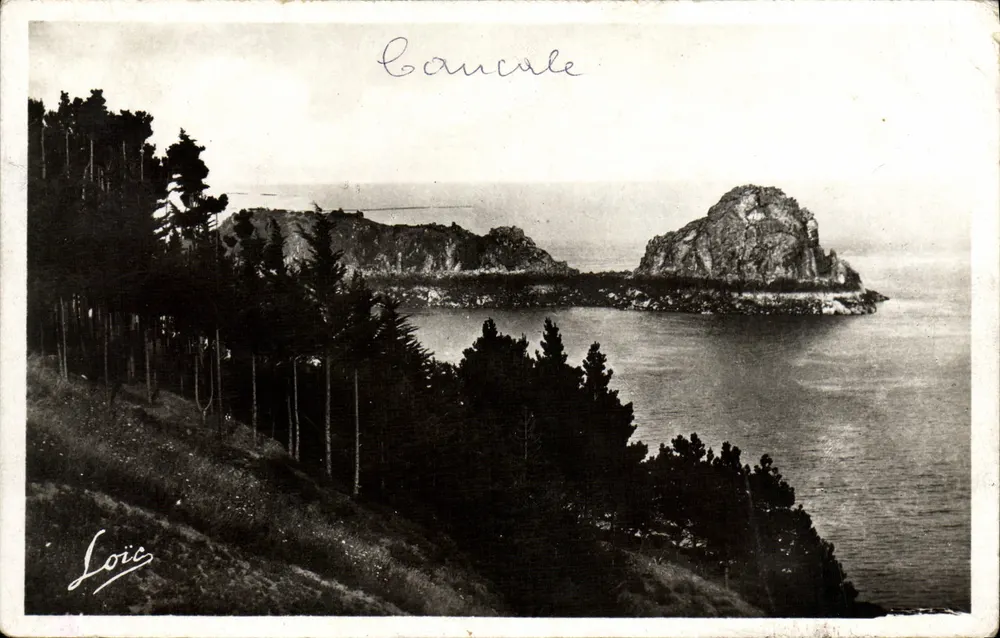 Cancale — Skalista Cancale — wydawca Laurent-Nel, n°2543 - Awers