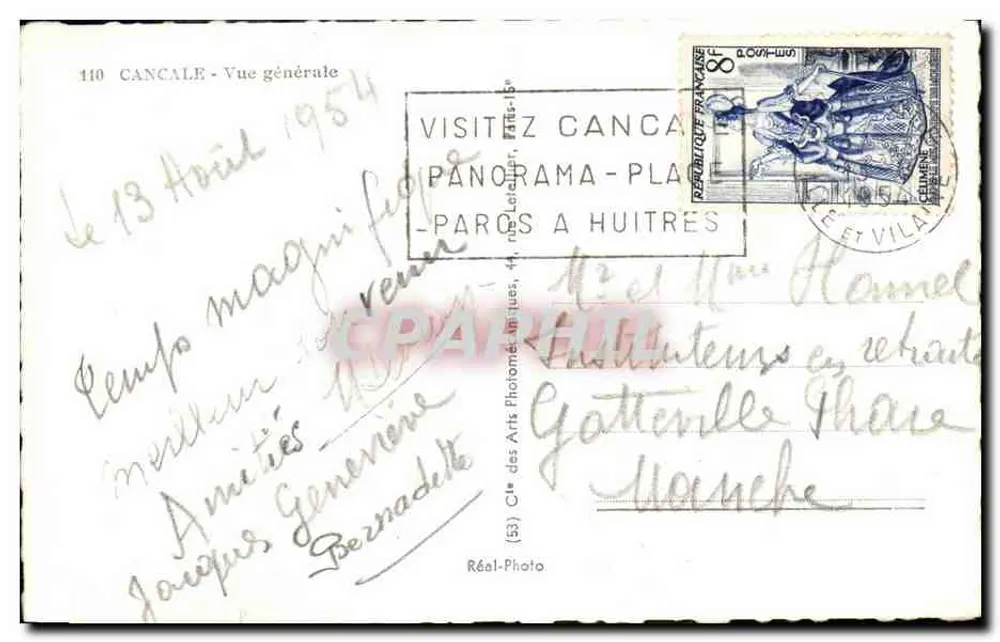 Cancale — Widok ogólny — Réal-Photo n°110 - Rewers