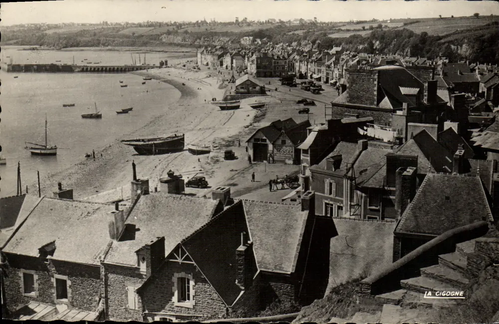 Cancale — Vista geral acima do porto — Edição 'La Cigogne' - Frente