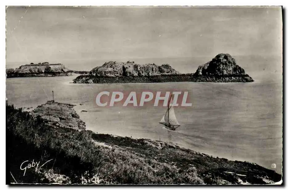 Rocher de Cancale und Fort des Rimaîns — maritime Ansicht — Éditions Gaby - Vorderseite