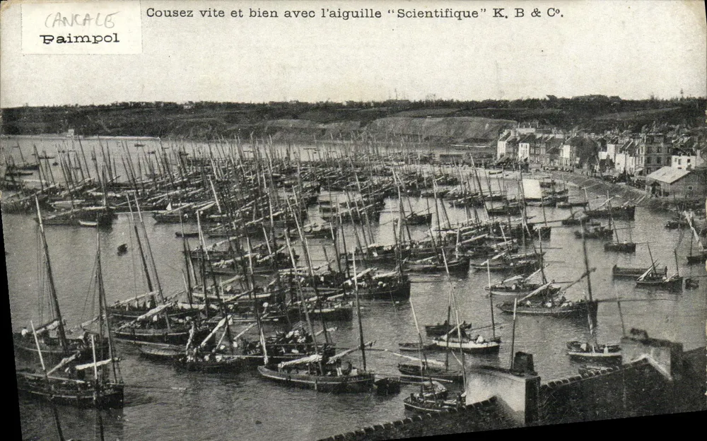Ancale — Hafen von Paimpol — K. B & C° - Vorderseite