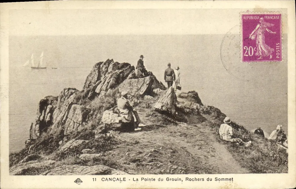 Cancale - La Pointe du Grouin, Rochers du Sommet — Verlag A. L. C. Nr. 11 - Vorderseite