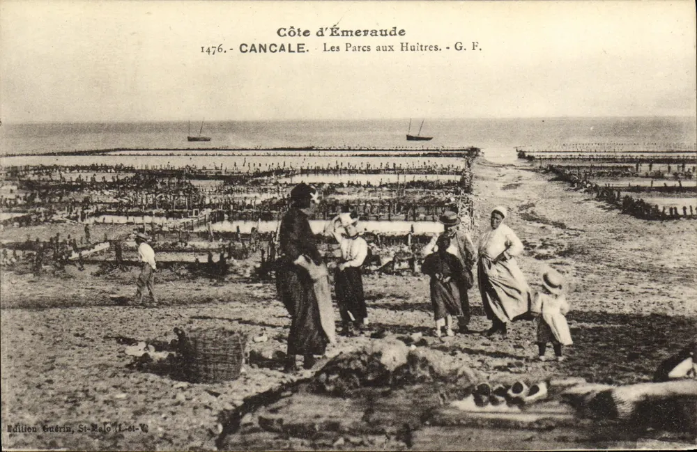 Côte d'Émeraude - Cancale. Die Oyster Parks. - G. F. - Guérin Edition, St-Hélo (Il.-st-V.) - Vorderseite
