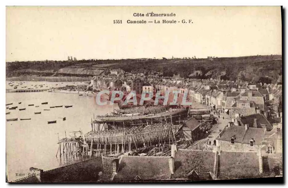 Côte d'Émeraude — Cancale — A Onda — G.F. — Ed. Gérard - Frente