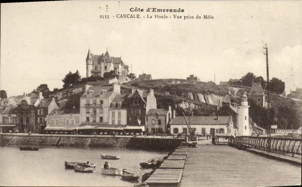Cancale - A Houle vista tirada do Môle — Costa de Esmeralda, editor Laurent-N. Bannes, n° 2335 - Frente