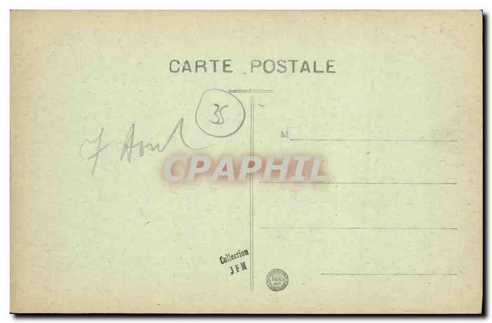 Cancale (Ille-et-Vilaine) — O Sémaphore do Grouin — A. Pacory, editor Rennes - Verso