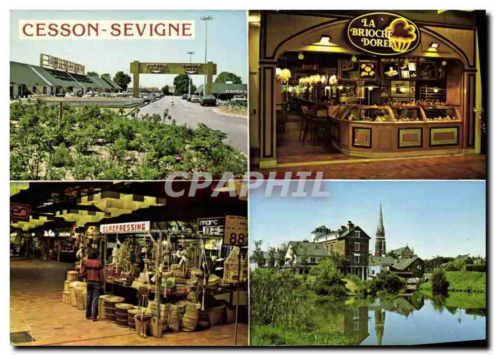 Cesson-Sévigné — centro comercial e locais — Éditions du Gabier - Frente