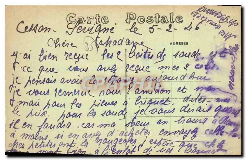Um Rennes - Cesson - Der Übergang der Vilaine — Verlag A. Lamiré, Rennes, n°4499 - Rückseite
