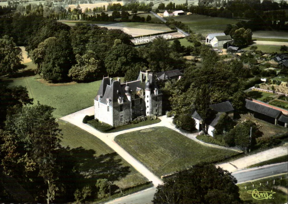 Schloss La Chaussée — Luftbild — Verlag C. Bamy - Vorderseite
