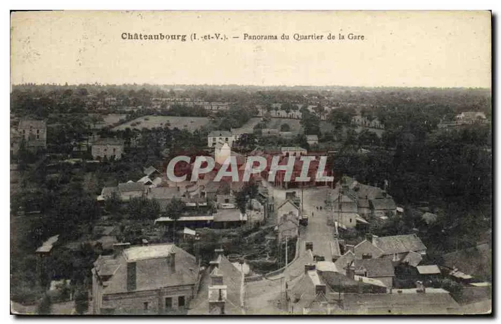 Châteaubourg (I.-et-V.) — Panorama do Quartier de la Gare - Frente