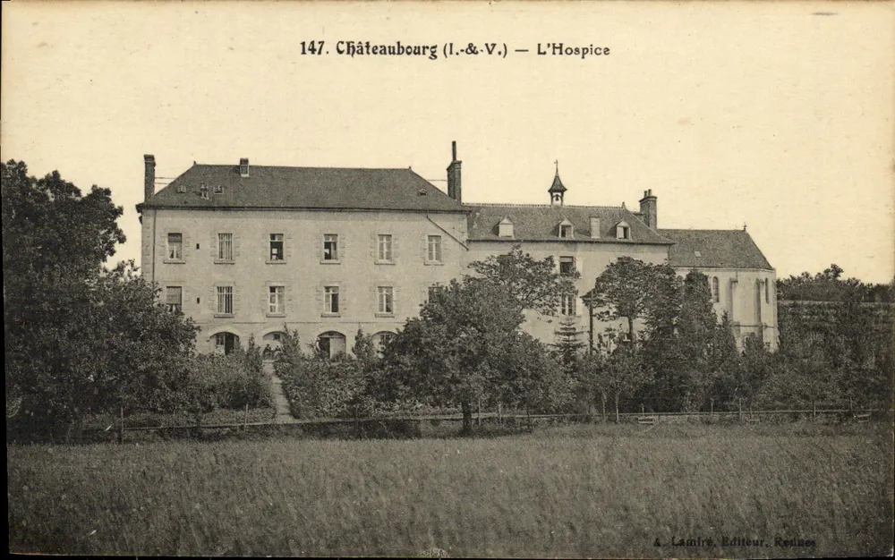 Châteaubourg (I.&V.) — O Asilo — A. Lainfres, Editor, Reuves - Frente
