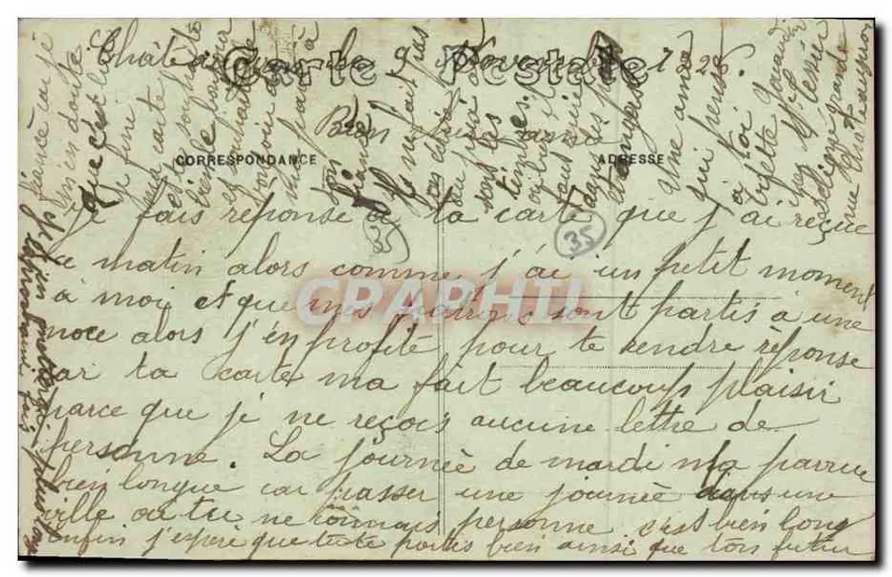 Châteaugiron (I.-&-V.) — Seminarium Ste-Groix — A. Lamiré, Wydawca, Rennes - Rewers