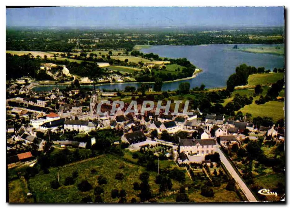 Chatillon-en-Vendélaïs — Allgemeine luftige Ansicht und Teich — Compter Imprimeur Maçon - Vorderseite