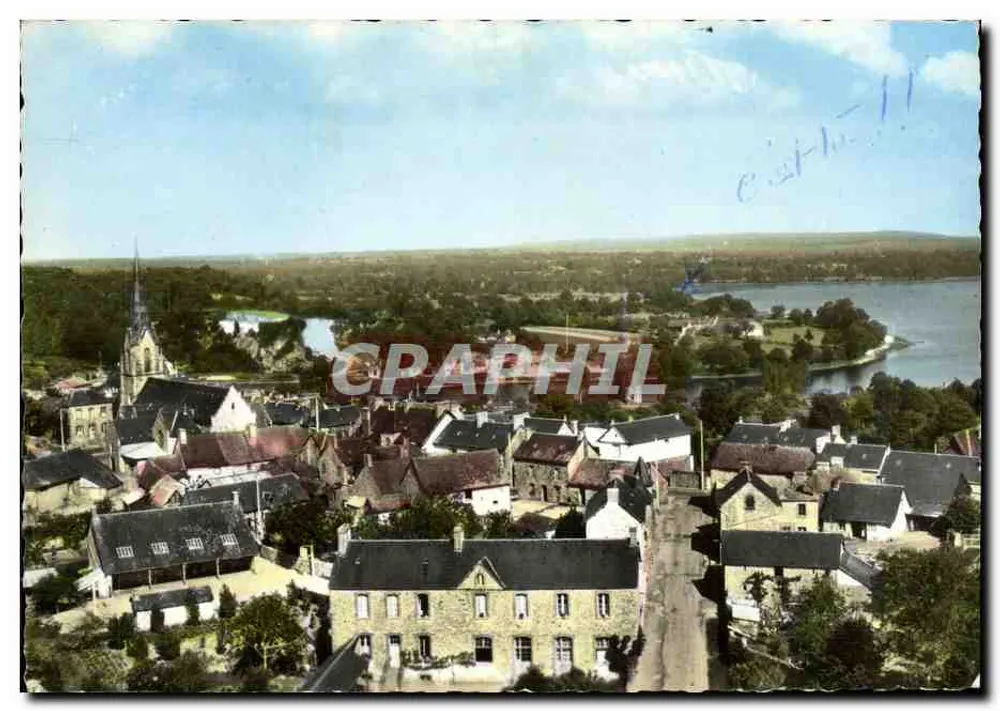 Chatillon-en-Vendélaïs — Vista general y el estanque — Edición SOFER - Anverso
