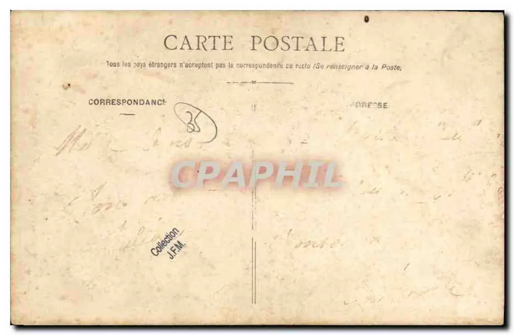 Cherrueix (Ille-et-Vilaine) — Interior da Igreja — A. Sorel, editor, Rennes, n°3 - Verso