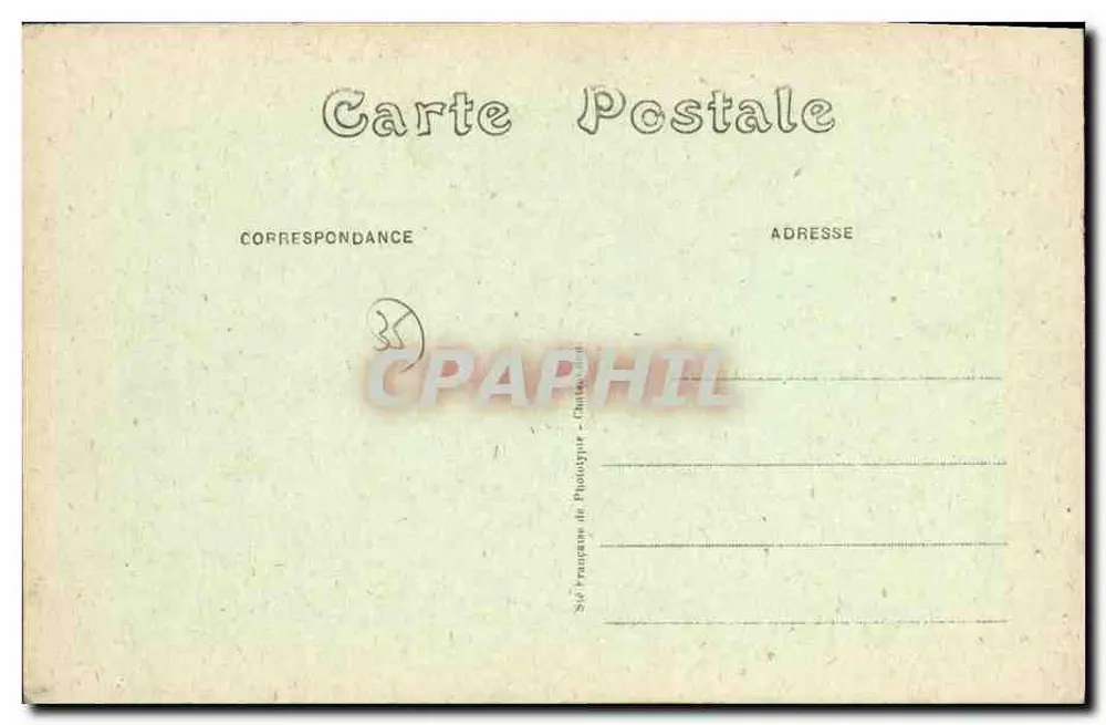 Combourg (Il.-et-V.) — Das Schloss und die Straße zum See — Mary-Reusselière Verlag, Nr. 3287 - Rückseite