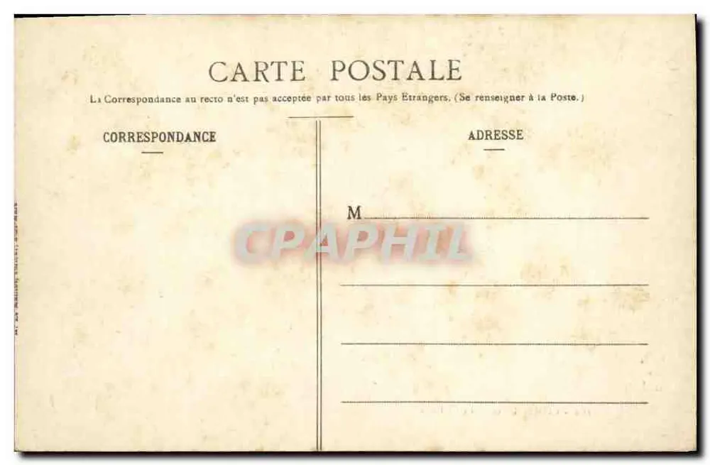 Combourg - O Castelo — HLM, n° 162 - Verso