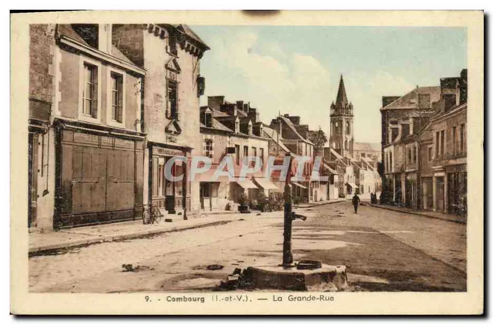 Combourg (Il.-et-V.) — A Grande-Rua - Frente