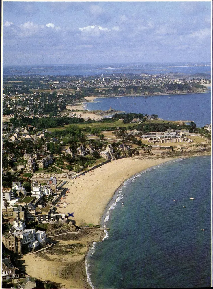 Praia de Saint-Enogat — Dinard — Edições de Arte Jack (fabricante) - Frente