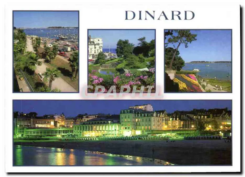 Dinard — vista da promenade e da praia — Éditions d'Art Lannoy - Frente
