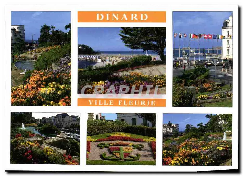 Dinard — Cidade das Flores — Edições d'Art Louannec - Frente