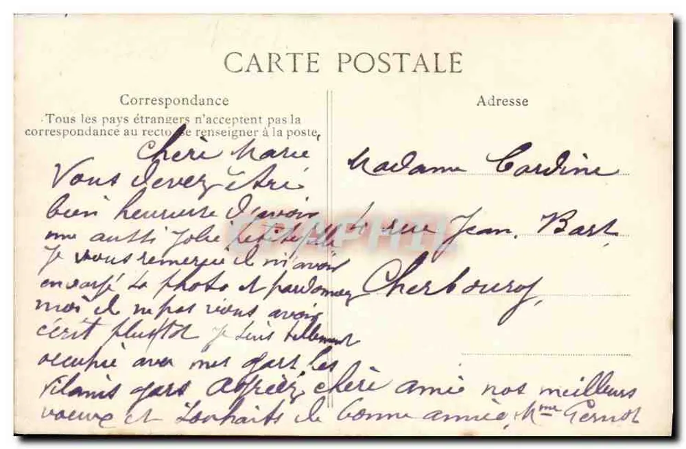 Dinard — A Praia — Costa das Terrasses — Editor E.P.D. n° 606 - Verso