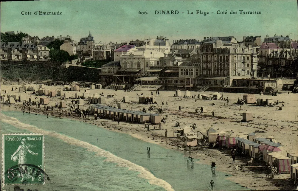 Dinard - A Praia - Lado das Terrasses — Cote d’Emeraude, n°606 - Frente