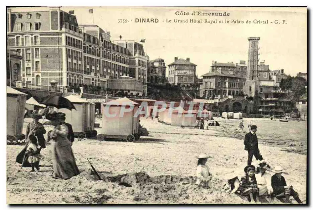 Dinard - Emerald Coast - Grand Hotel Royal und das Crystal Palace - G.F. - Vorderseite
