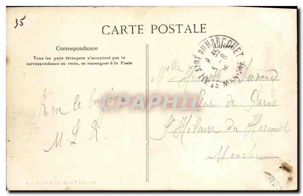 Dinard — As Terrasses — G.F. n°4163 - Verso