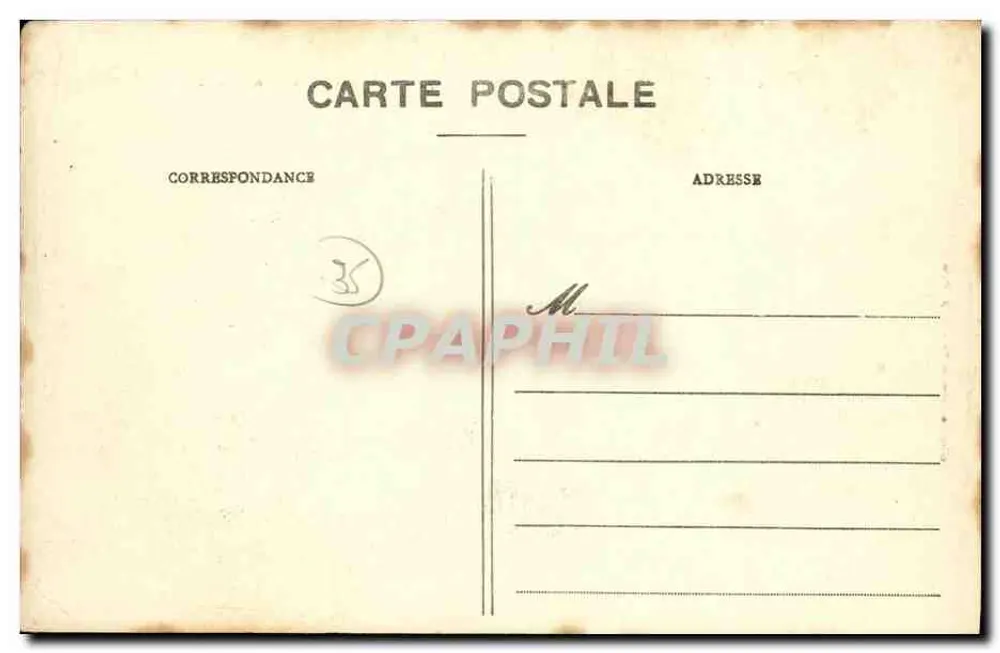 Dinard - La Cale - Im Hintergrund, die Festung der Stadt und Saint-Servan - G. F. - Rückseite