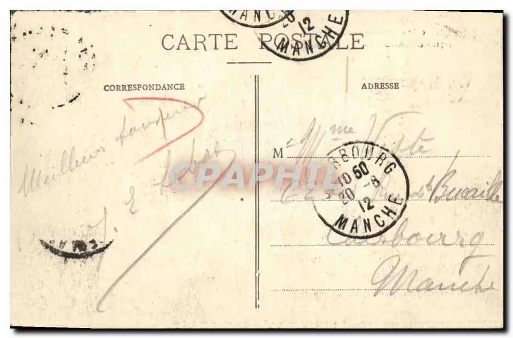 Costa de Esmeralda - Dinard - La Malouine - G.F. - Coleção Guérin, suc. em St-Malo - Verso