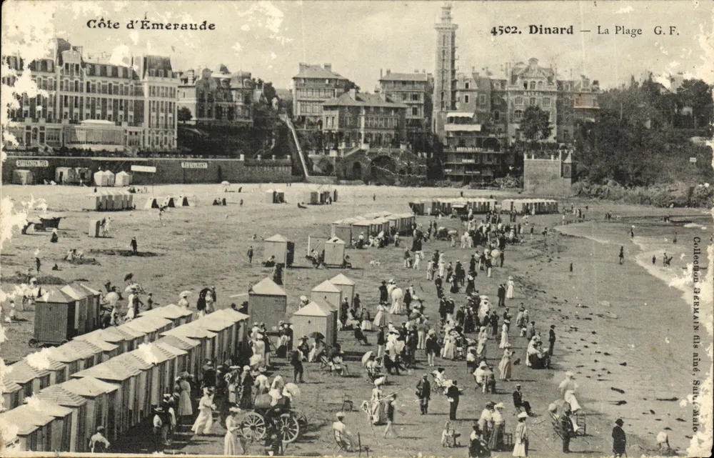 Dinard — Die Strände — G.F. — n° 4502 - Vorderseite