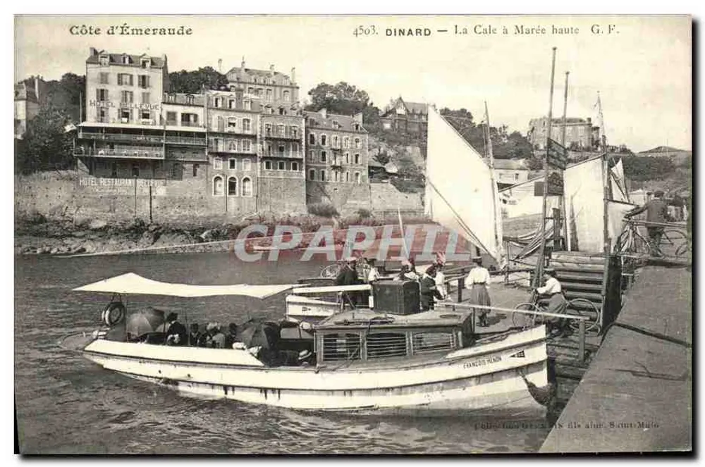 Dinard — A Cale à Maré Alta — G.F. (n° 4503) - Frente