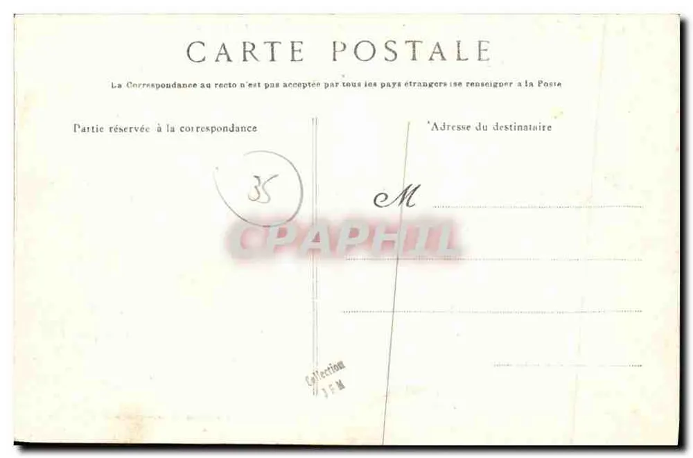 Dinard — A Cale à Maré Alta — G.F. (n° 4503) - Verso