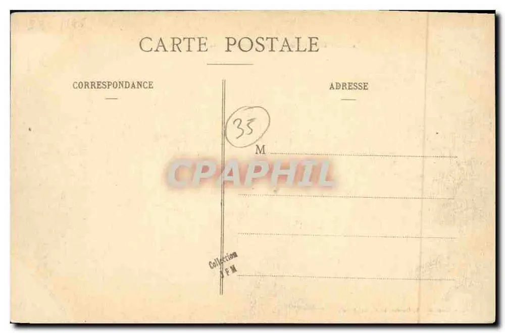 Dinard - Vista geral da Praia — Costa da Esmeralda, G.F. n°4594 - Verso