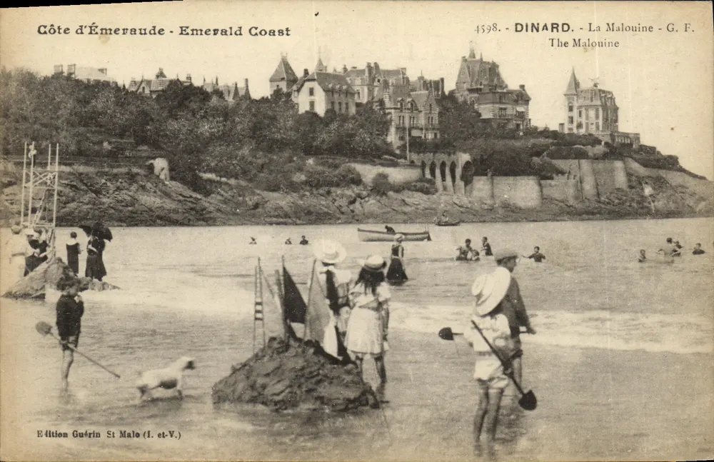 Dinard - A Malouine - Costa de Esmeralda - Emerald Coast - Edição Guérin St Male (I. e V.) - Frente