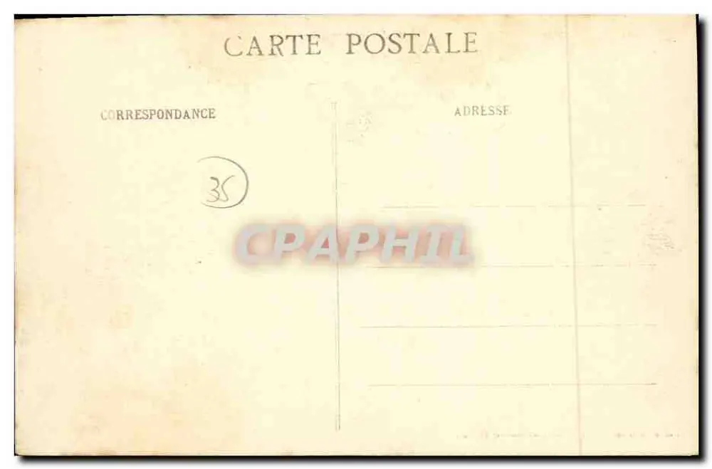 Dinard - A Praia — Costa de Esmeralda, n°4966, editor G. F. - Verso
