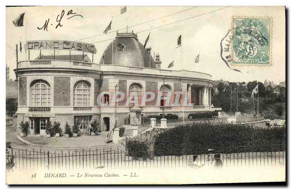 Dinard — El Nuevo Casino — LL. n°18 - Anverso