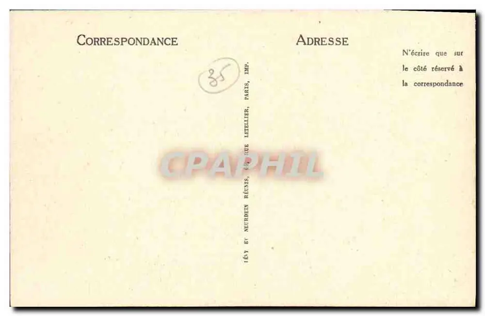 Dinard — A Ponta da Malouine — LL - Verso