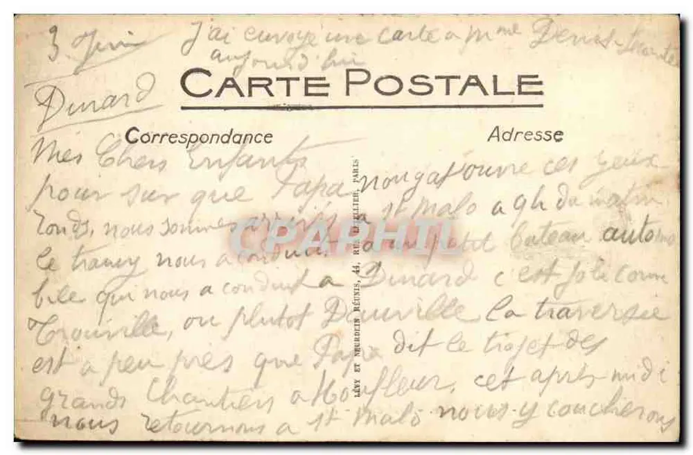 Dinard - La Malouine - LL - Verso