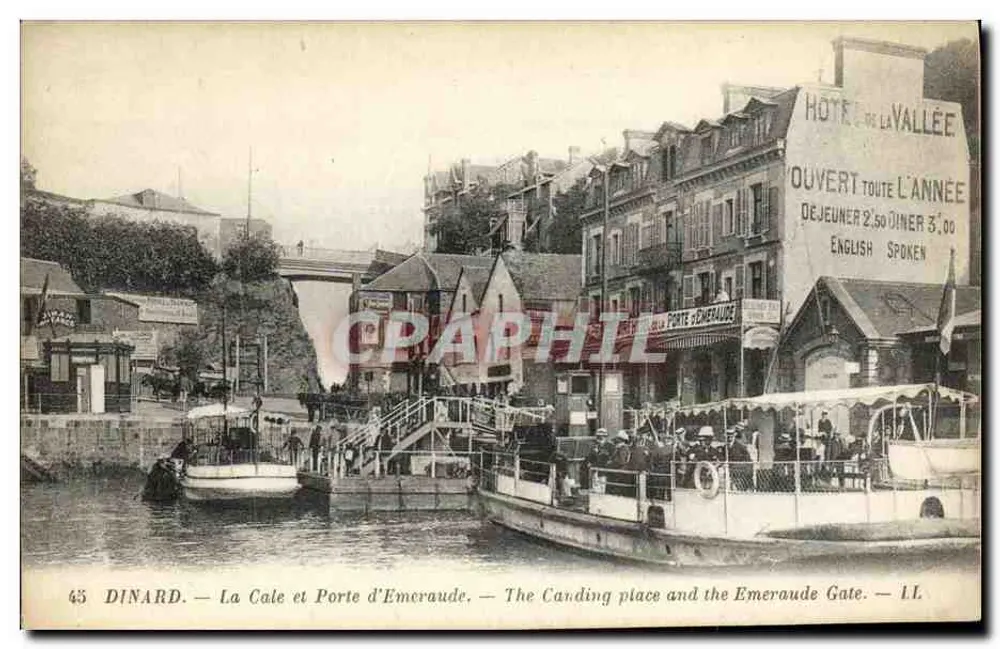 Dinard — La Cale und Porte d’Emeraude — Verlag L.L. Nr. 45 - Vorderseite