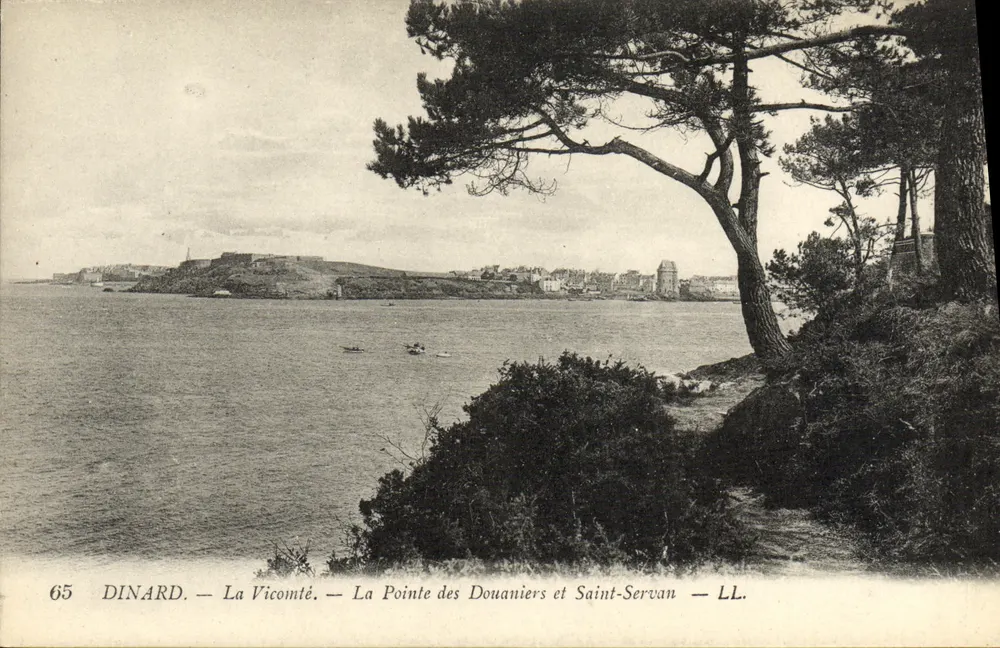 Dinard — La Vicomté — La Pointe des Douaniers und Saint-Servan — LL. - Vorderseite