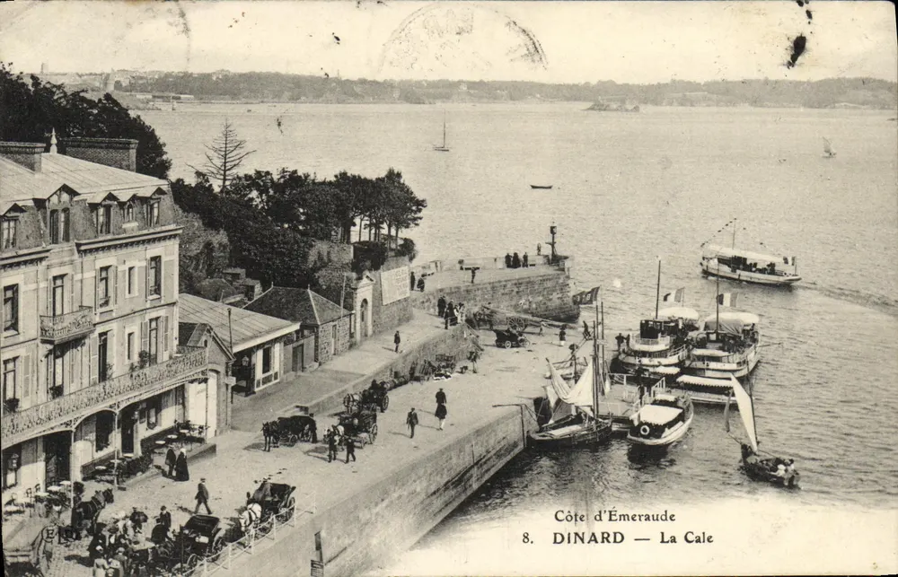 Dinard — La Cale — Côte d'Émeraude — editor desconhecido, n°8 - Frente