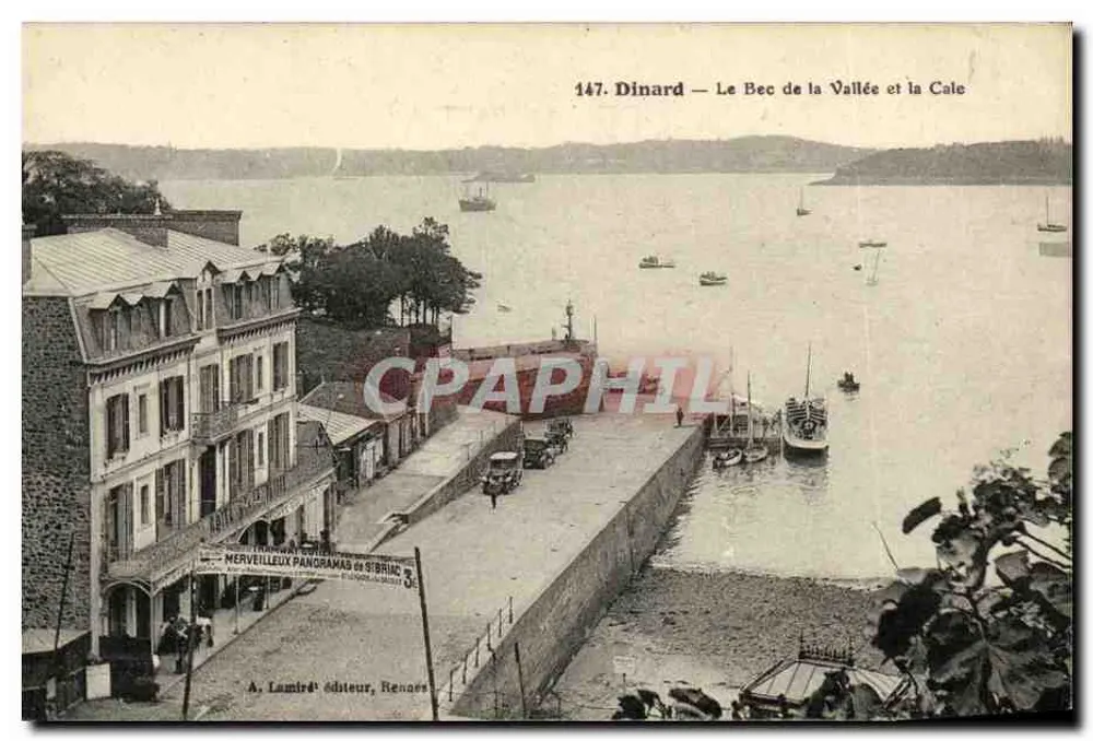 Dinard — O Beco da Vale e a Cale — A. Lamiré, editor, Renaes - Frente