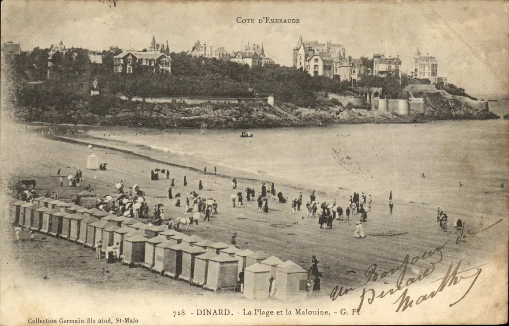 Dinard - A Praia e a Malouine - G. F. - Frente