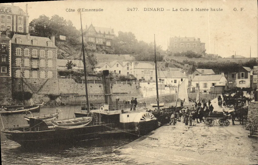 Dinard — A Cale à Maré Alta — G.F. n°2477 - Frente