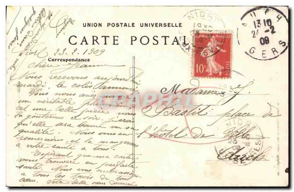 Dinard — Villa « Sunnyside » — G.F. - Verso