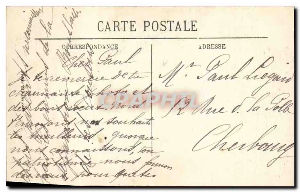 Dinard — Brindejonc des Moulinais in Bewegung — LL. - Rückseite