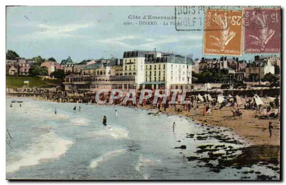 Dinard - A Praia — Costa da Esmeralda, 2701 — editor desconhecido - Frente
